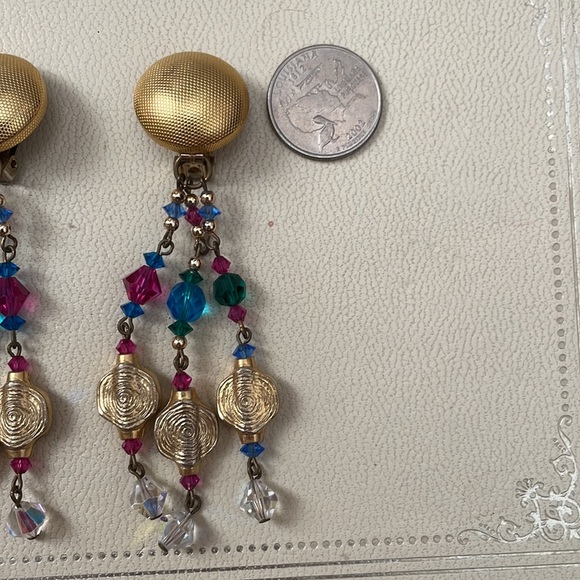 SALE 3 for $15 Clip on Dangle Earrings - Picture 2 of 6